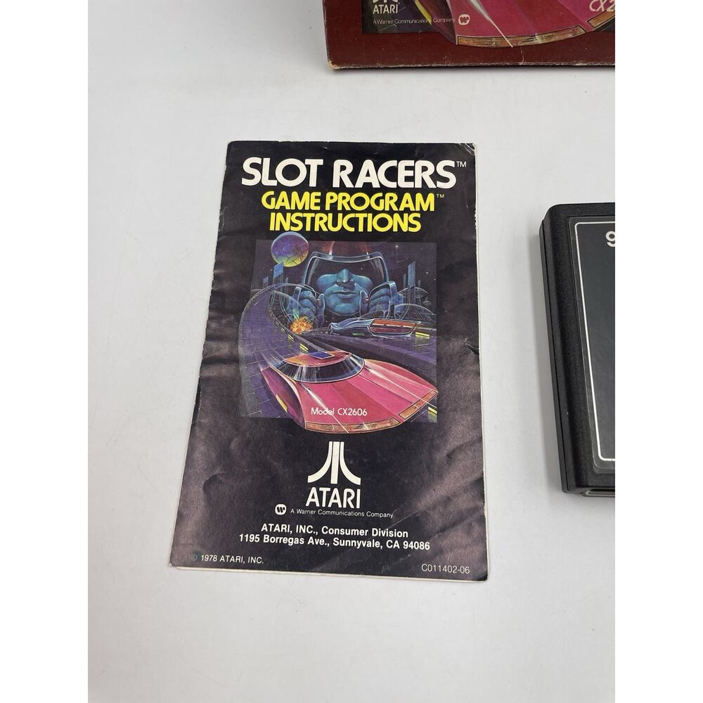 Slot Racers Atari 2600 1978 - CIB - Tested - Picture 2 of 10